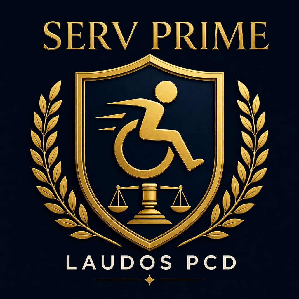 Logo da ServPrime Laudos PCD